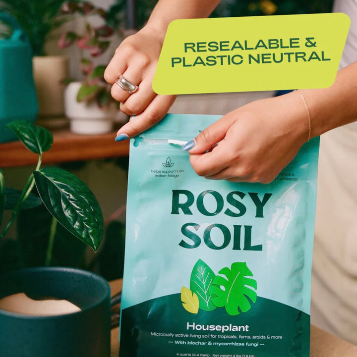 4qt Organic Potting Soil Mix, Indoor, Houseplants &amp; Herbs - Resealable Bag for Sale