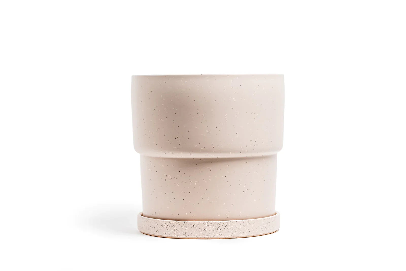 Calyx Planter in White Sesame