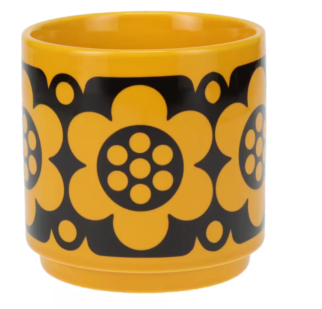 Magpie x Hornsea Planty Small - Geo Flower Yellow