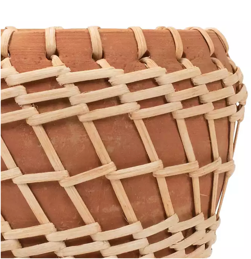 Woven Terracotta Planter